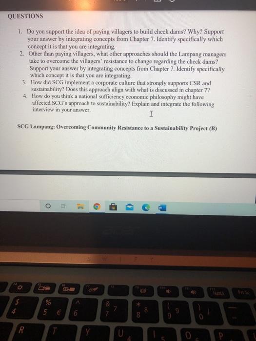QUESTIONS 1. Do you support the idea of paying