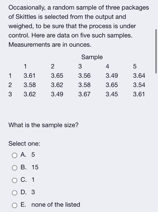 The answer is not 5 I need the correct answer