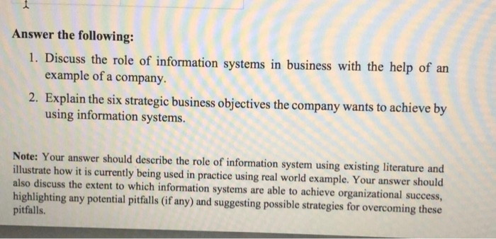 please solve it enterprises information course