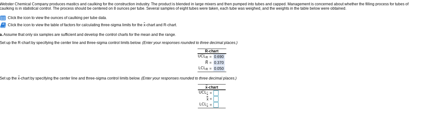 Webster Chemical Company produces mastics and
