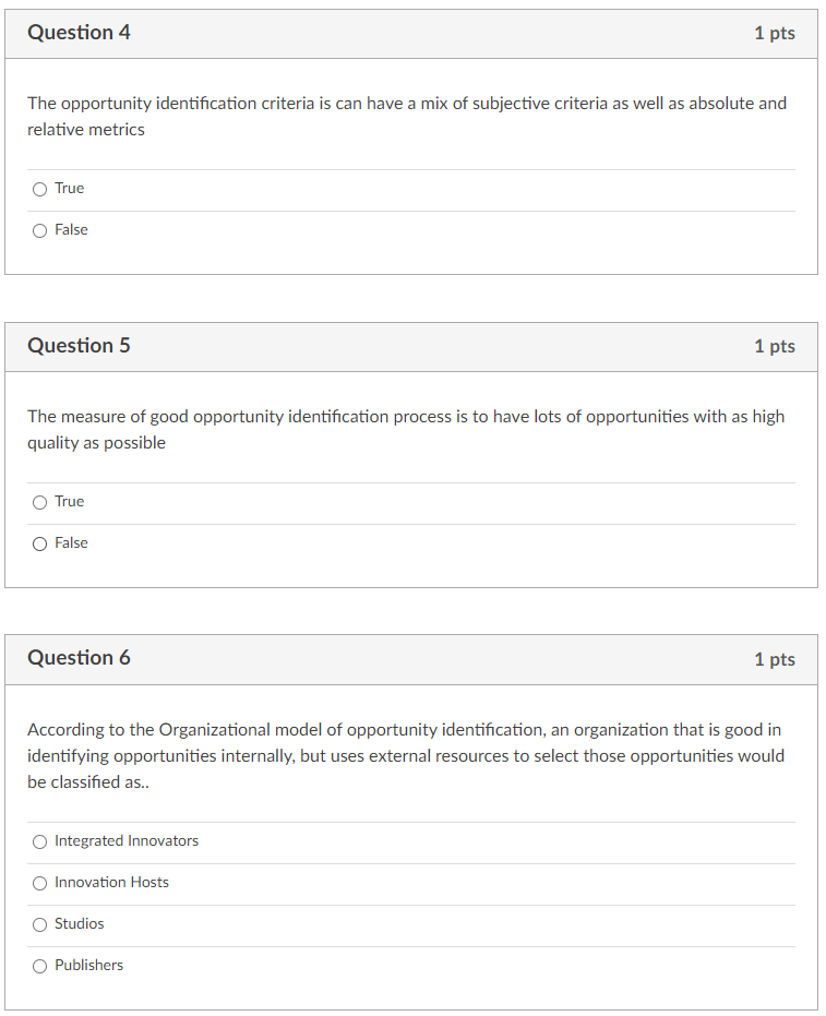 The Product Development Process is a strictly