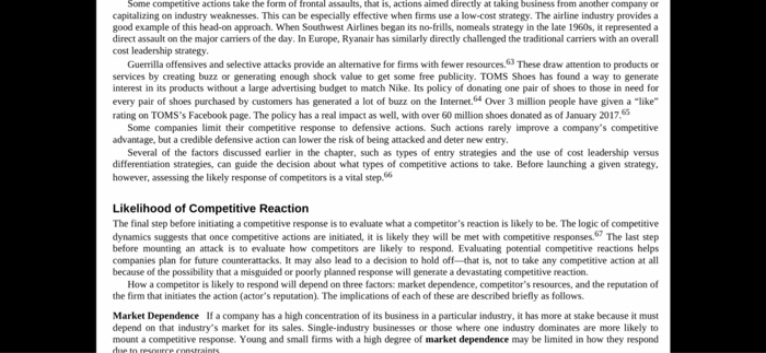 .... Entry into a market by new competitors