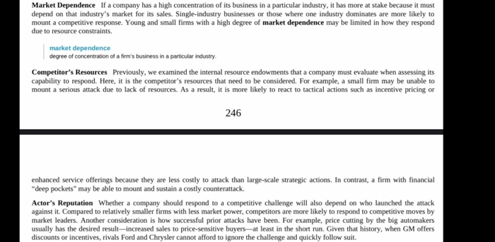 .... Entry into a market by new competitors