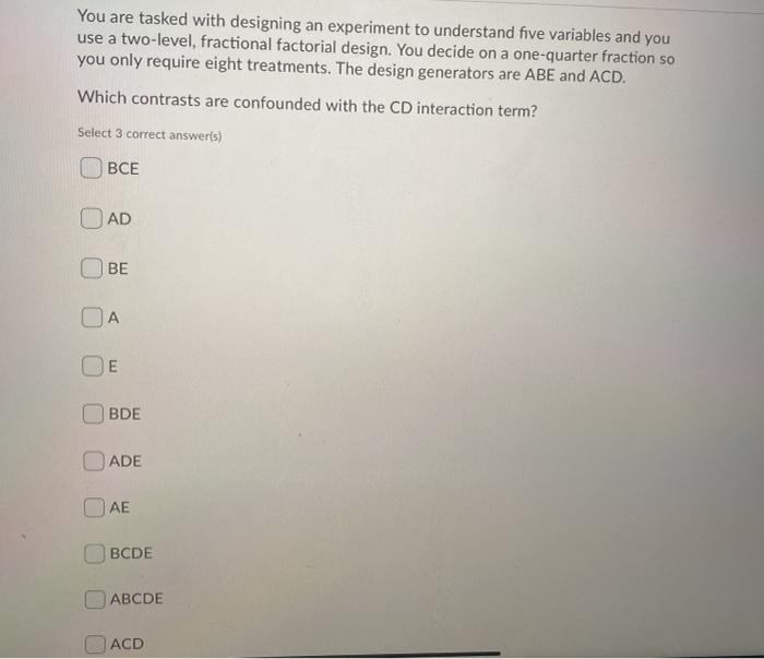 You are tasked with designing an experiment to