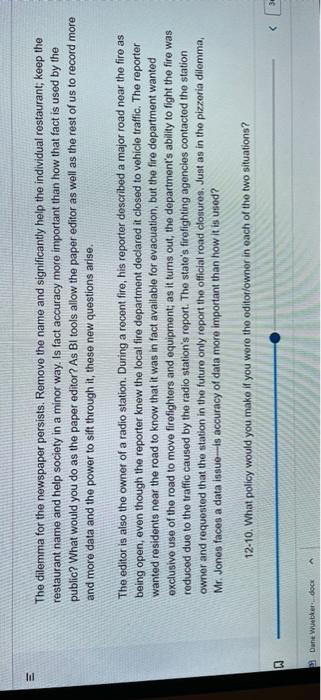 need help qith question 12-11 and 12-15 Case