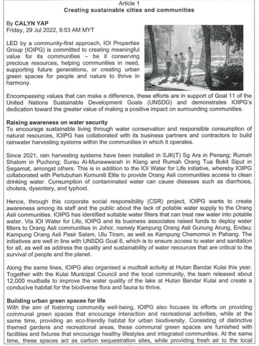 4. Identify ONE (1) personality trait that will