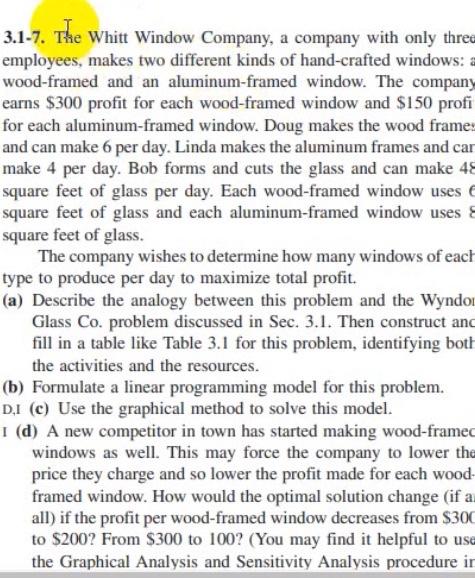 course Operations Research 3.1-7. The Whitt