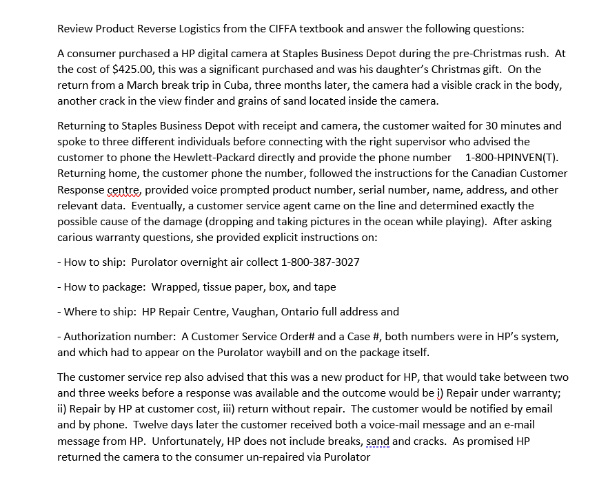 Question 1. In your opinion, how did the retailer