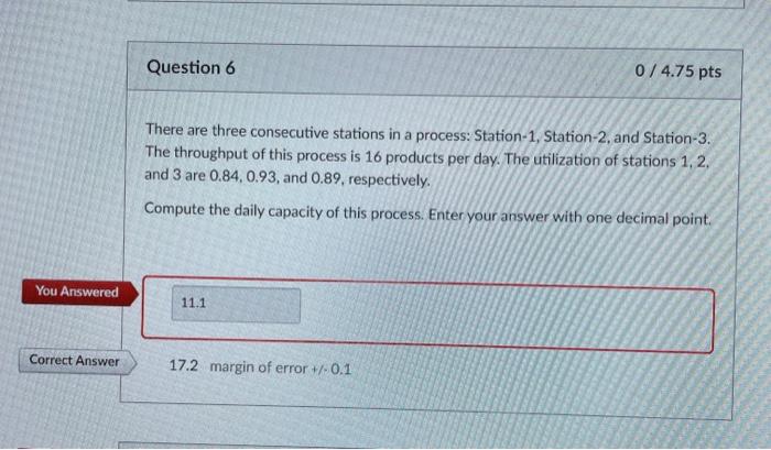 right answers only please Question 6 0/4.75 pts