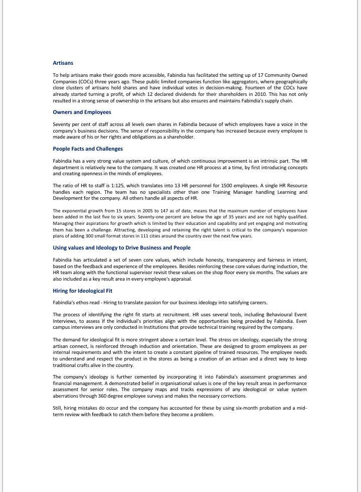 Fabindia: Weaving Ideology and Values through