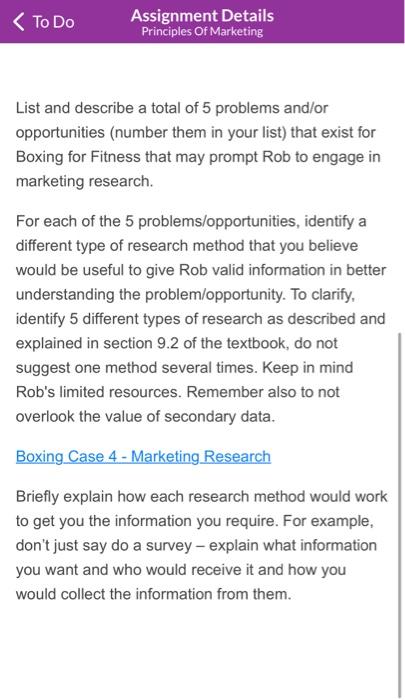 List and describe a total of 5 problems and/or