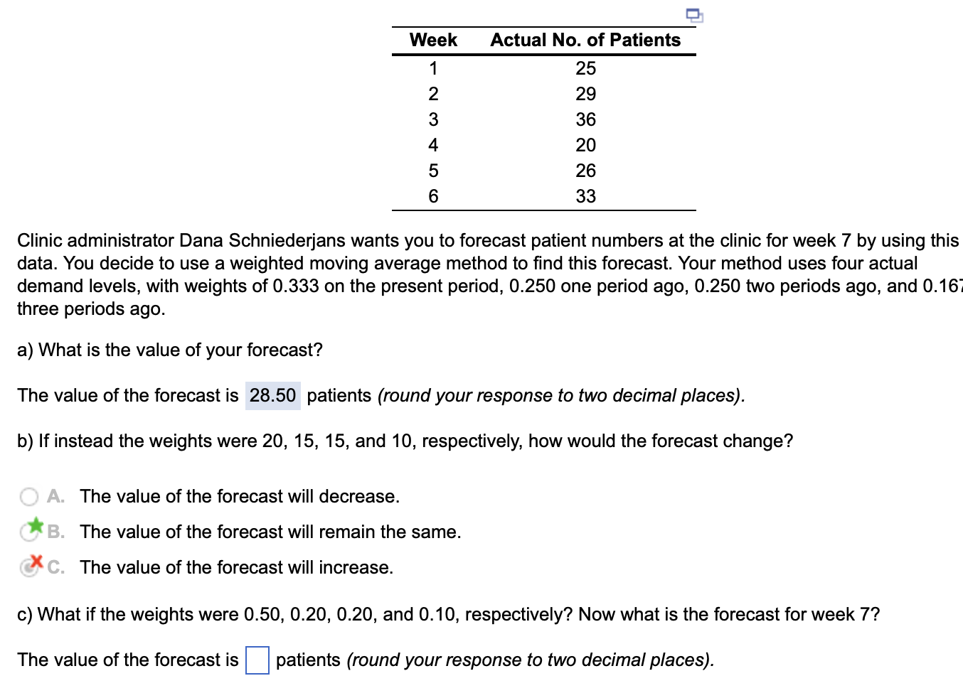 Clinic administrator Dana Schniederjans wants you
