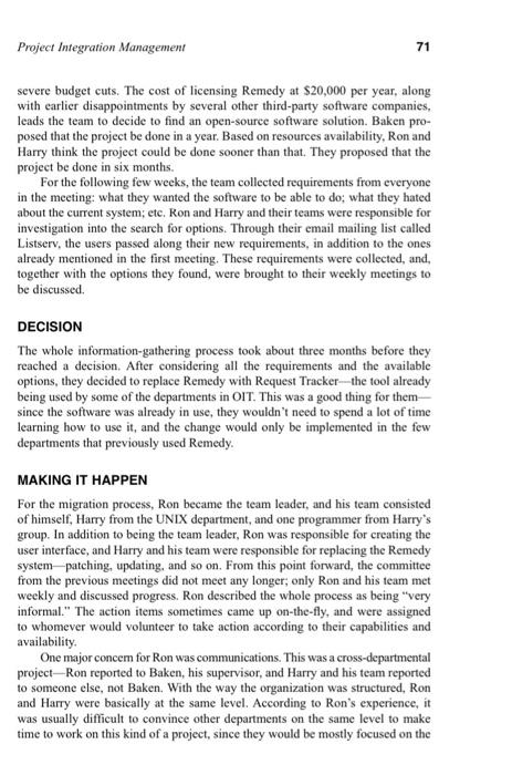 Discussion items 1. Based on the information