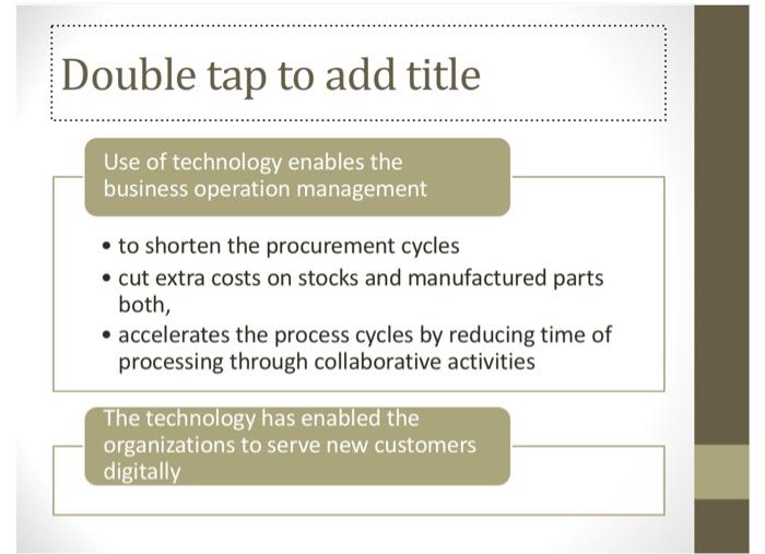 Operations Planning and Scheduling Please explain