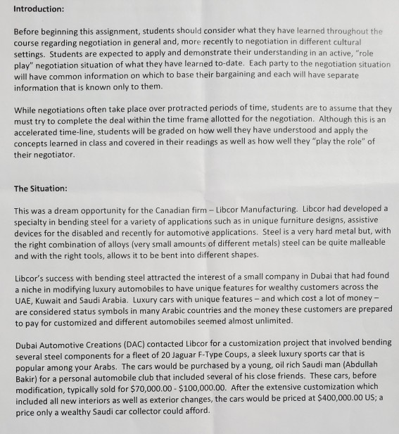 Introduction: Before beginning this assignment,