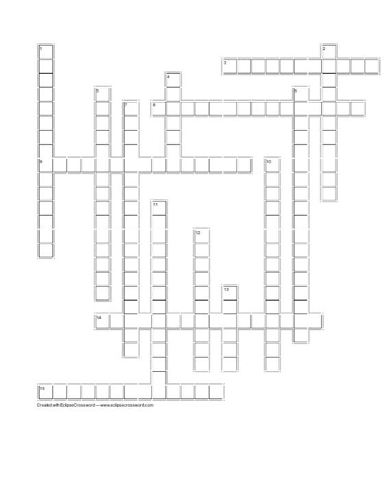 Crustaar-teraeraa CROSSWORD CLUES Across 3. A