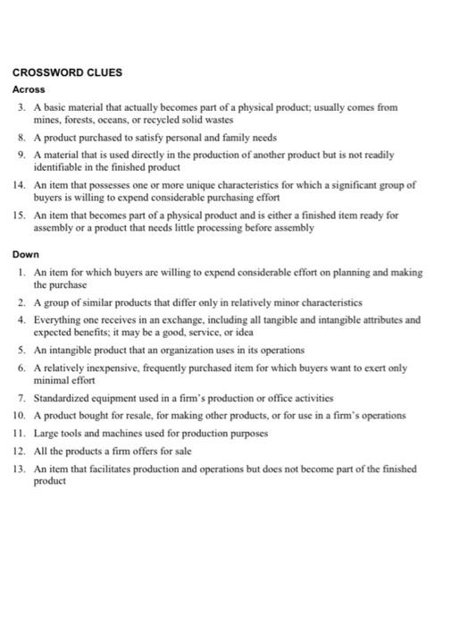 Crustaar-teraeraa CROSSWORD CLUES Across 3. A