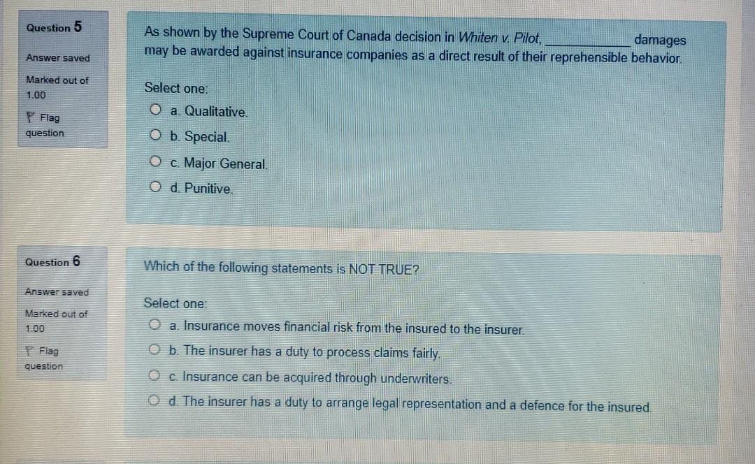 a Question 11 All of the elements below are