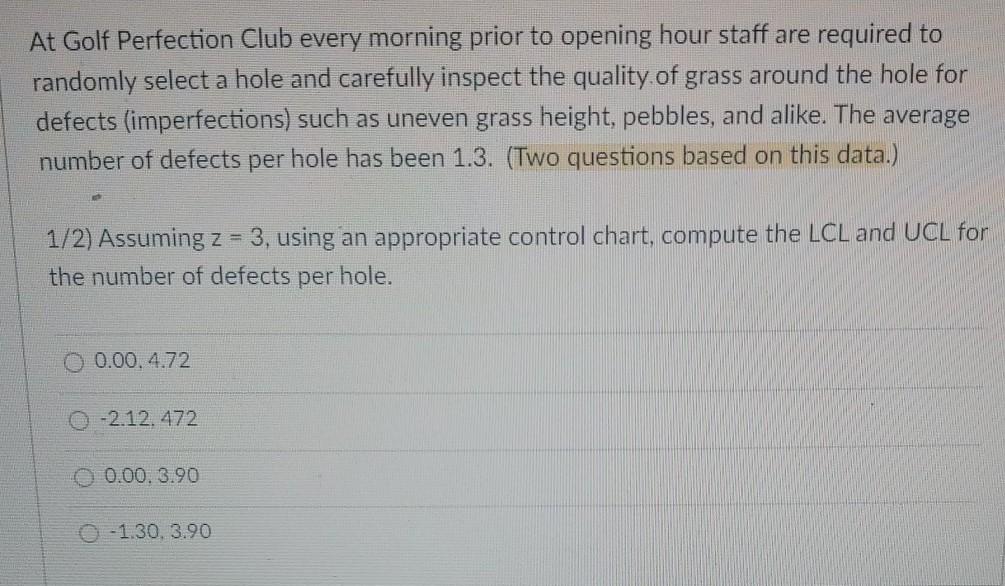 At Golf Perfection Club every morning prior to