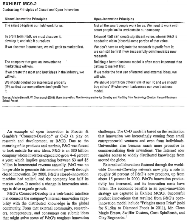 MINICASE 9 P&G's New Corporate Strategy: