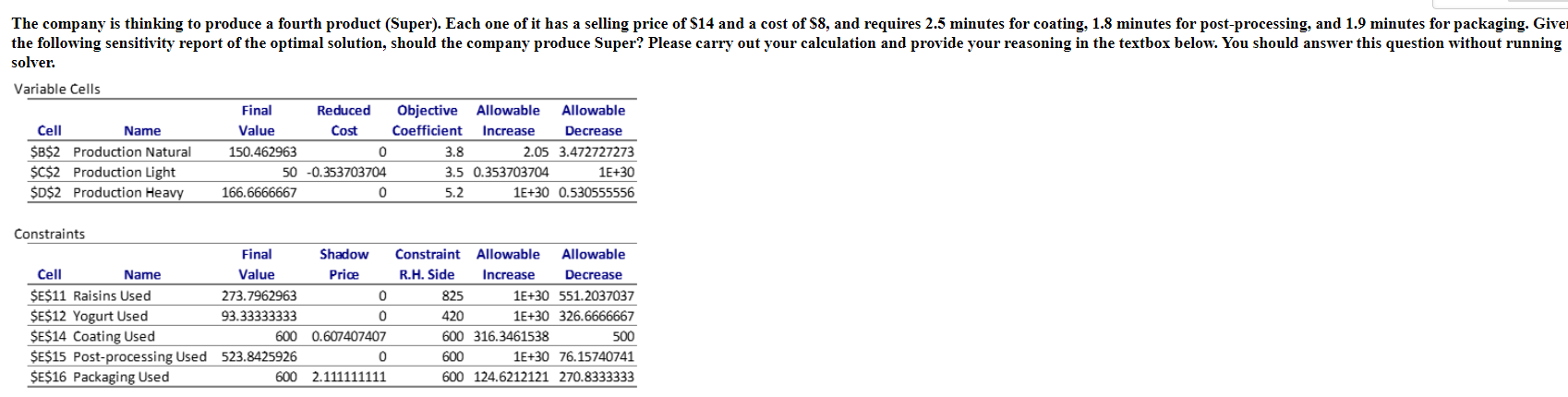 The company is thinking to produce a fourth