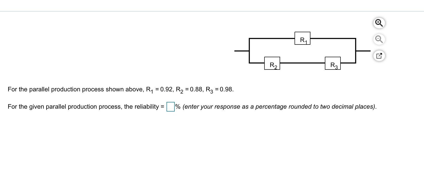 R1 R2 R3 For the parallel production process
