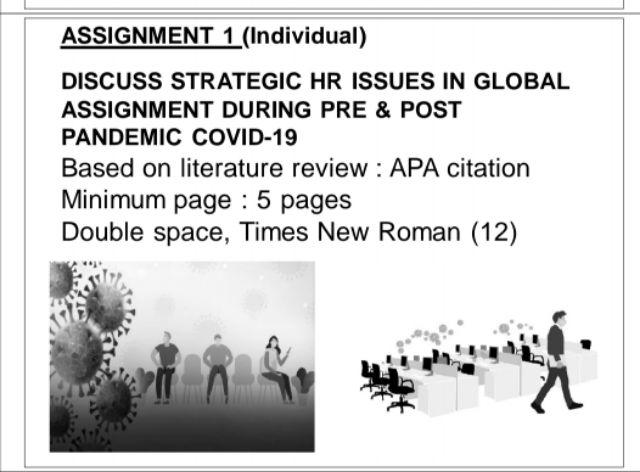 ASSIGNMENT 1 (Individual) DISCUSS STRATEGIC HR