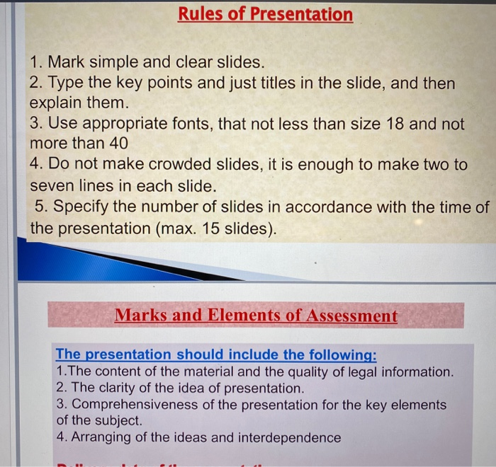 Business law ((( I need a quickk presentation on