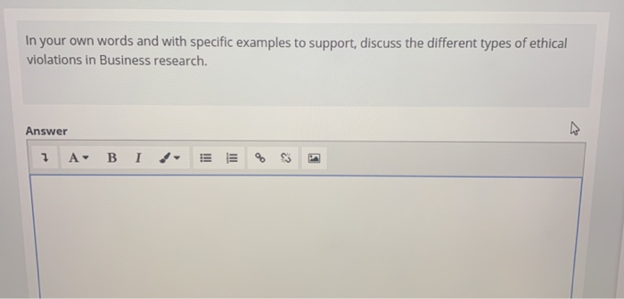 In your own words and with specific examples to