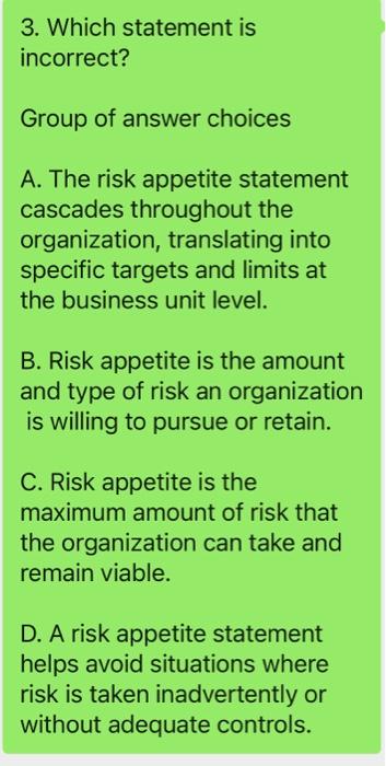 1. Question 11 pts Which is not an objective or