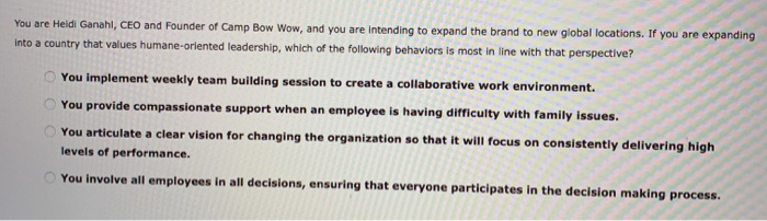 Use your knowledge of different aspects of