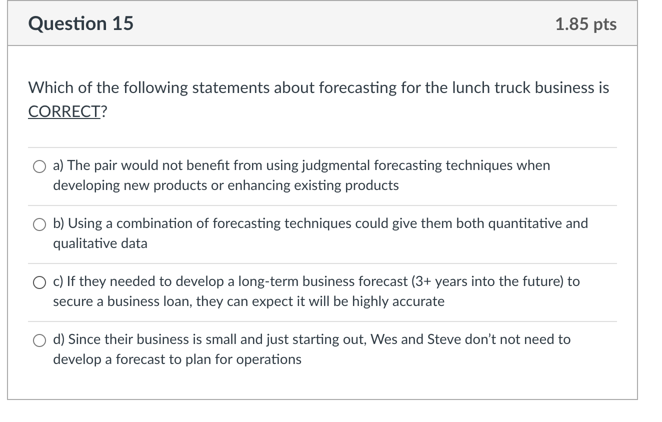 BACKGROUND INFORMATION: Wes and Steve are