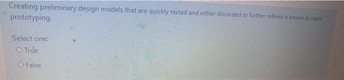 Creating preliminary design models that are