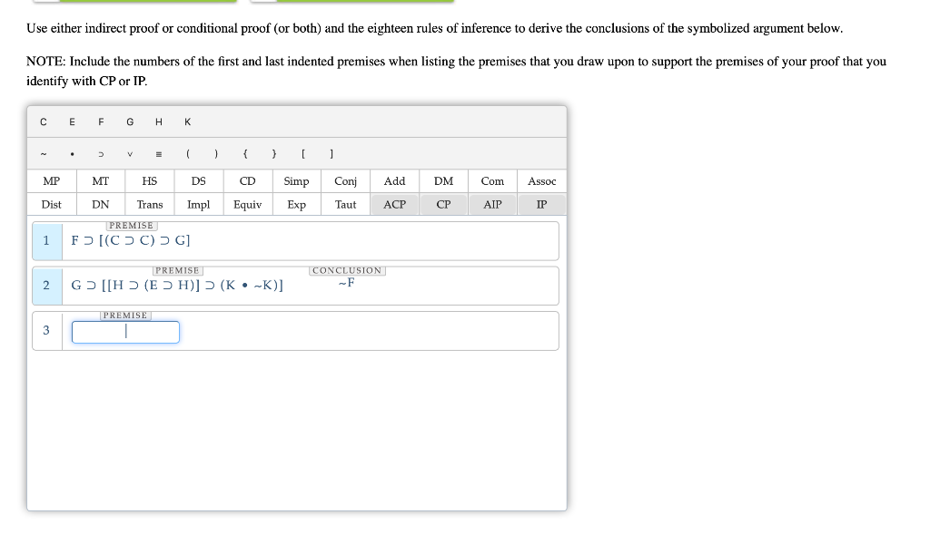 Instructions Rules Use either indirect proof or