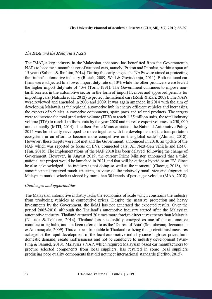 Please provide an analysis of competitive issues,