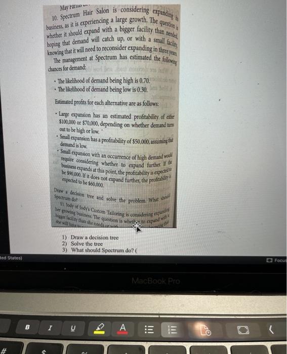 HELP! Question 10. the question about spectrum