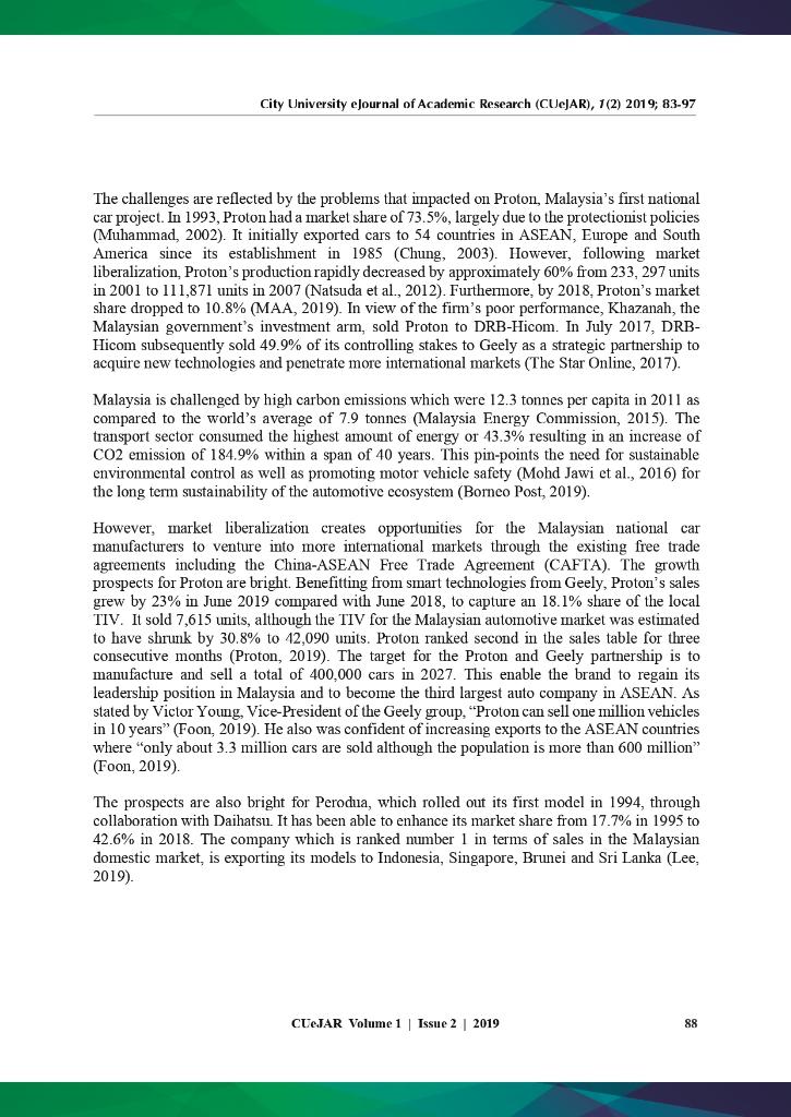 Please provide an analysis of competitive issues,