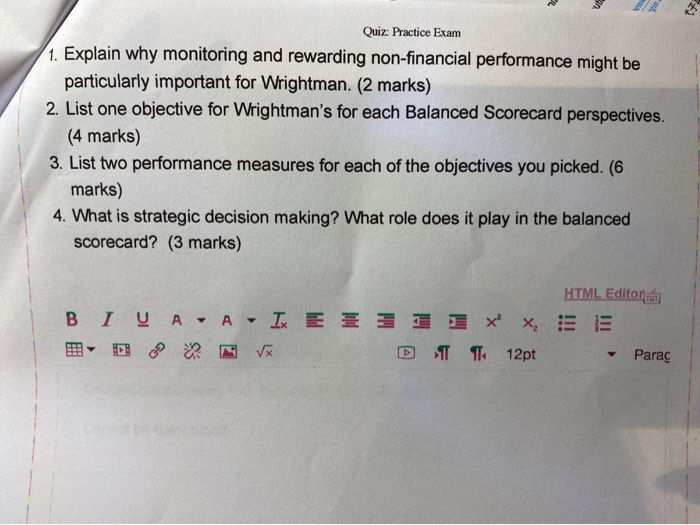 O words Question 2 O pts Wrightman Ltd, a large