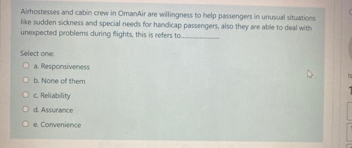 Airhostesses and cabin crew in OmanAir are