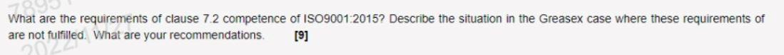 What are the requirements of clause 7.2