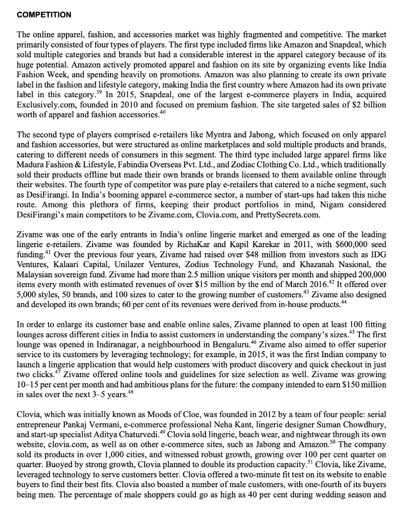 Answer the question after reading the case study.