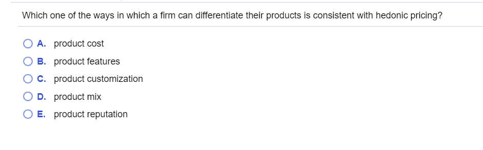 Which one of the ways in which a firm can