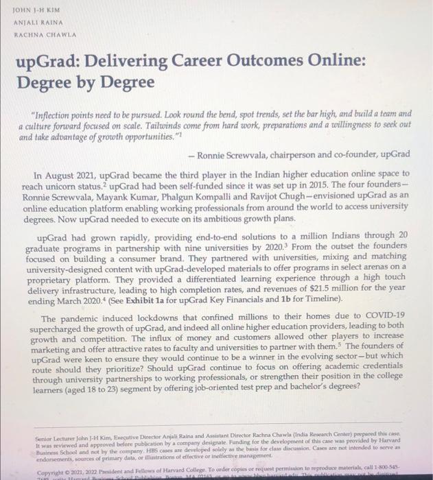 Porter's model of industry analysis about upGrad: