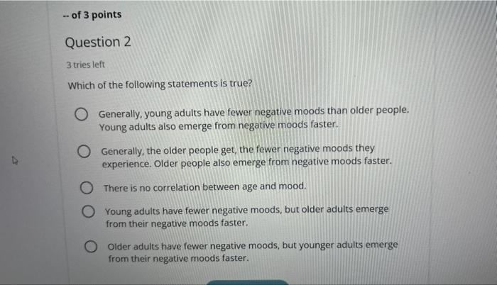 which of the following statements is true? 3