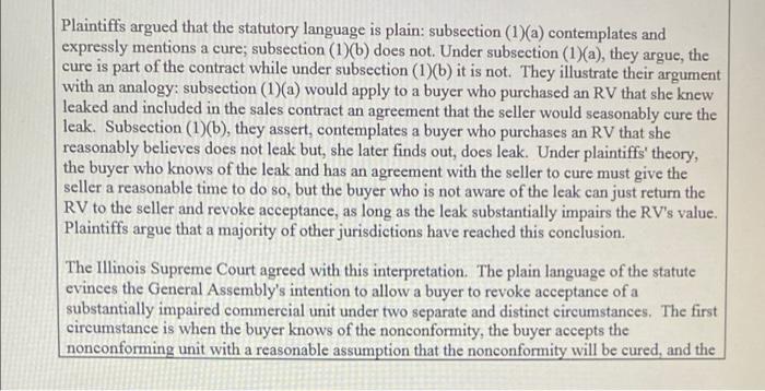 Case 8.2: Accettura & Wozniak v. Vacationland,