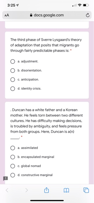 these all are mcq 3:237 docs.google.com Migrants