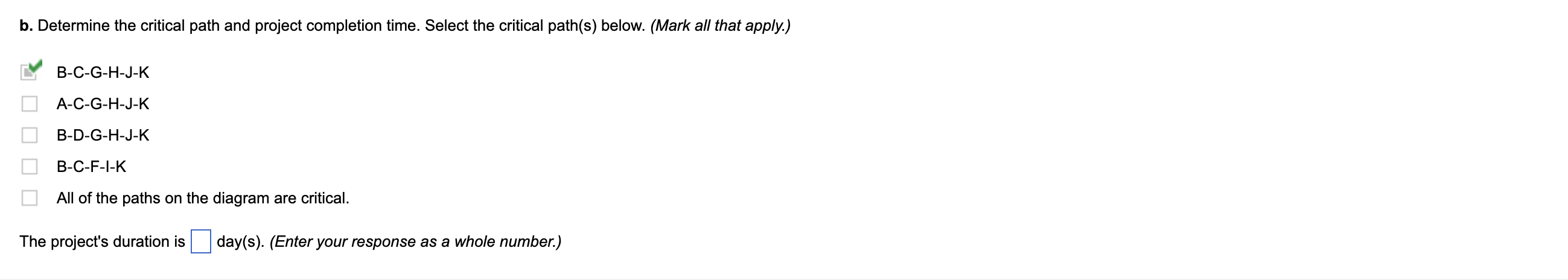 The following information concerns a project to