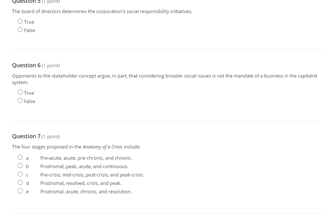 Question 2 (1 point) "Pay for performance"