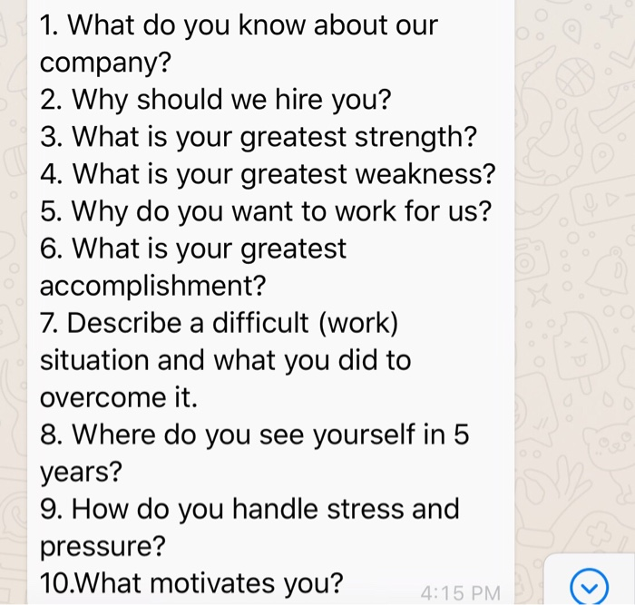 lets say im applying to be a bank teller answer