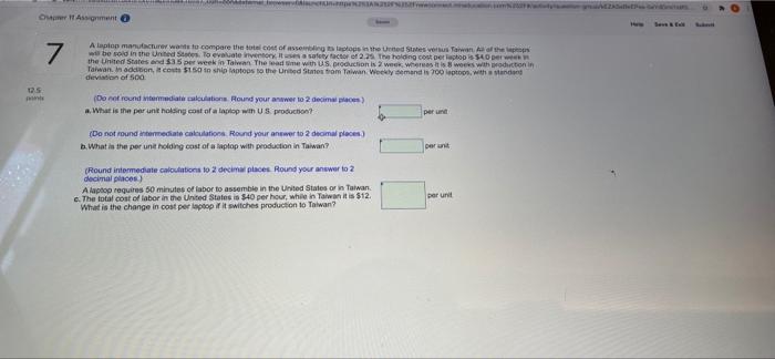 OM A ment 7 A laptop matcher wants to compare the